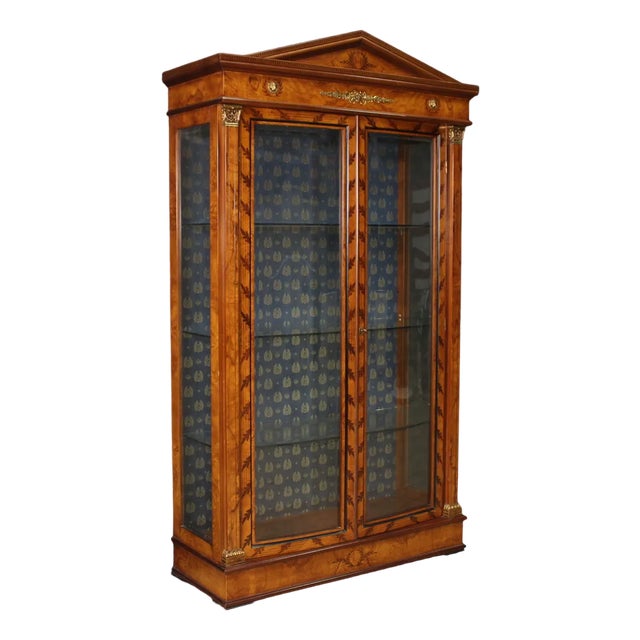 Vintage Neoclassical Showcase, 1980s For Sale