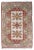 1960s Handmade Vintage Turkish Kars Rug 3.8' X 5.7' For Sale - Image 10 of 10
