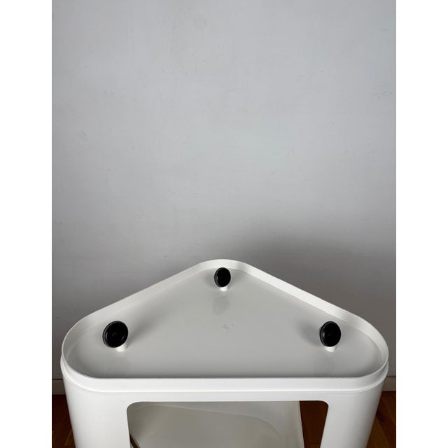 1970s Valletto Triangolo Stackable Container by A. Brusa for Valenti, Italy, 1970s For Sale - Image 5 of 11