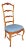 Country French Ladderback Chair For Sale