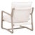White Performance White Boucle Sling Hamlin Club Chair by Essentials for Living For Sale - Image 8 of 11