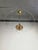 Brass and Curved Glass Pendant Lamp in the style of Pietro Chiesa for Fontana Arte, 1940s For Sale - Image 6 of 12