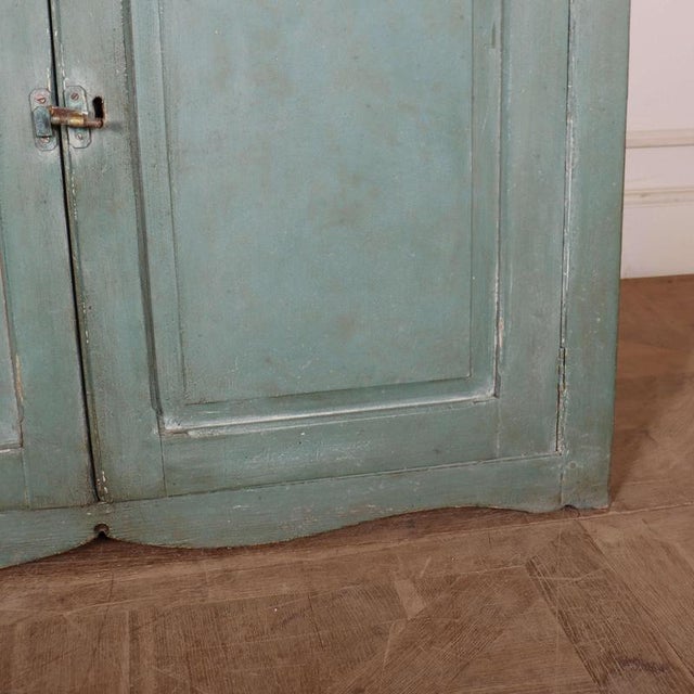 Wood Scottish Glazed Kitchen Cabinet in Pine For Sale - Image 7 of 14