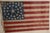 Extremely rare 42 star Antique American flag circa 1889 with exceedingly rare star arrangement called a HALO with double...