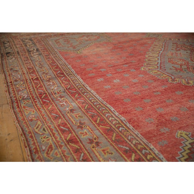 Old New House Vintage Oushak Square Carpet - 13'3" x 15'1" For Sale - Image 4 of 15