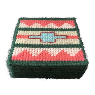 Vintage Navajo Woven Wool Coasters - Set of 8 For Sale