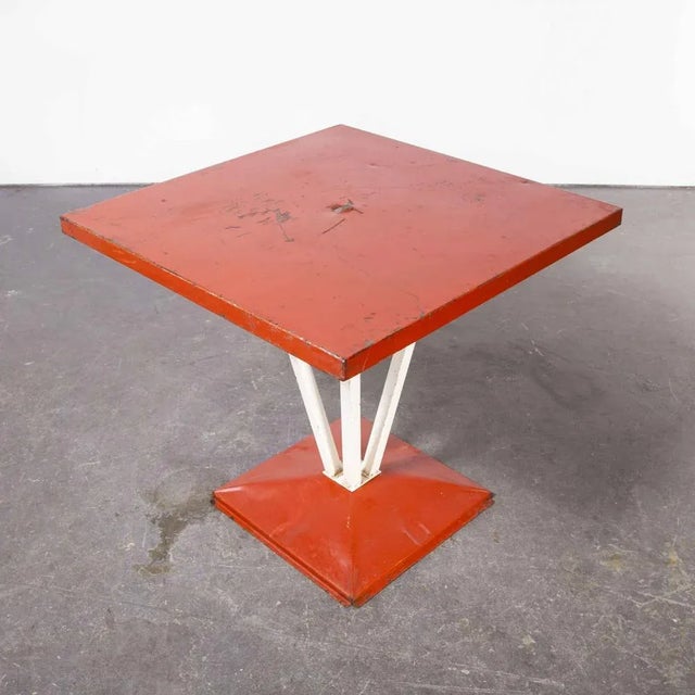 French Tolix Model 1116.1 Outdoor Dining Table, 1950s For Sale - Image 12 of 13
