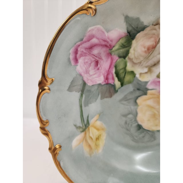 1950s 1950s Stunning Signed Zack '56 Selb Hutschenreuther Hand Painted Plate For Sale - Image 5 of 7