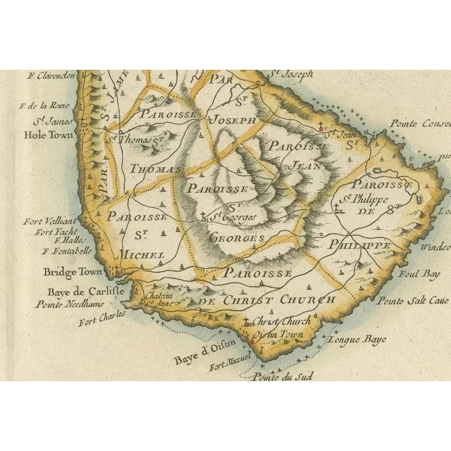 Barbados Island at the Height of the Plantation Economy, 1759 For Sale - Image 3 of 6