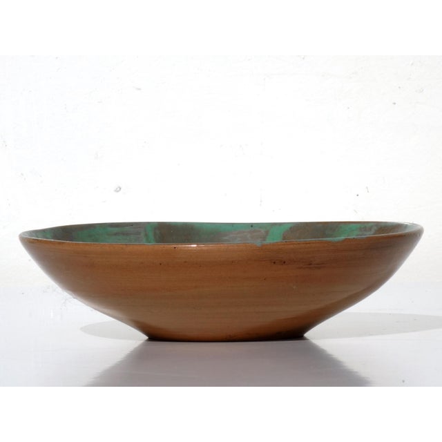 Alf Gaudenzi Bowl Italy, 1970 Enamel Ceramic Perfect Condiction Artist sign under the bottom This piece has an attribution...