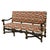 Early 20th Century Antique German Walnut and Upholstered Sofa For Sale - Image 4 of 6