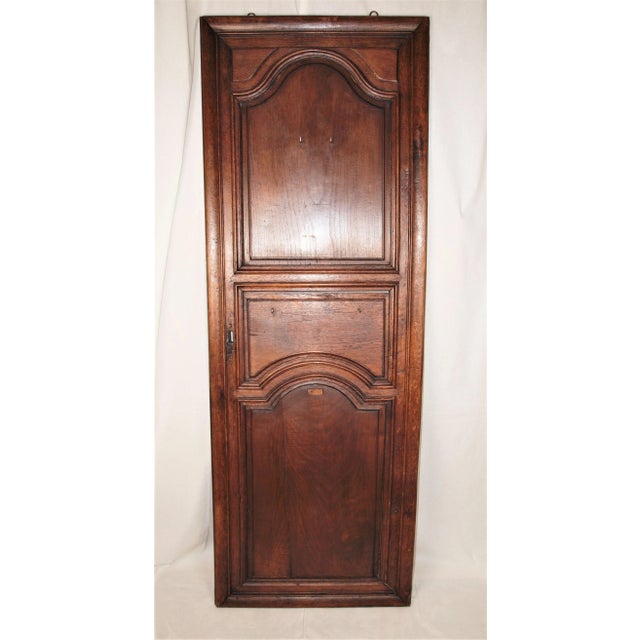 Antique French Hammered Copper & Lavabo Wall Hanging Fountain & Basin Mounted on Door For Sale In San Francisco - Image 6 of 11