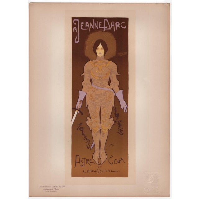 Georges de Feure, Jeanne d'Arc from Les Maîtres de L'Affiche, 1898 For Sale - Image 7 of 12
