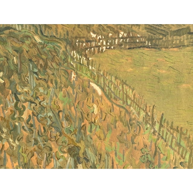 Early 20th Century Early 20th C. Village Landscape Print on Board - In the Impressionist Style For Sale - Image 5 of 11