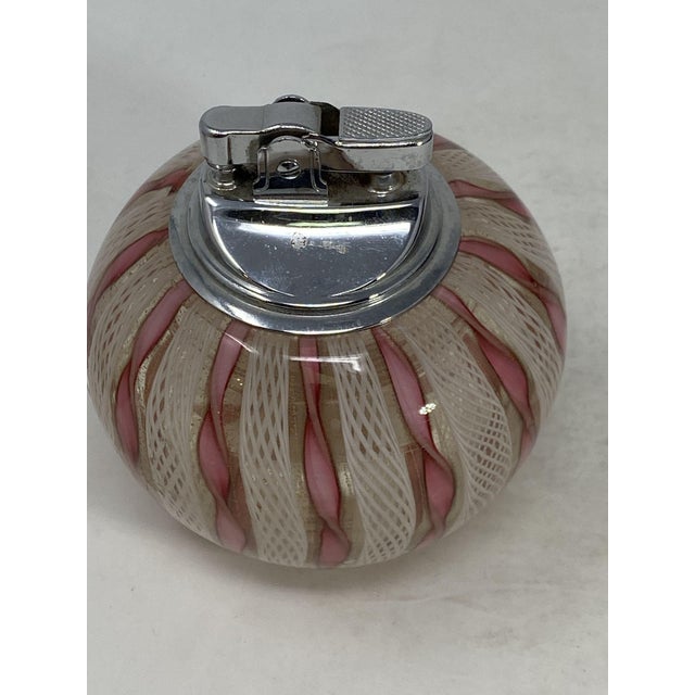 Very rare piece made in Murano, Italy, using Zanfirico Murano Glass. A wonderful addition to any collection. Measures 3.5"...