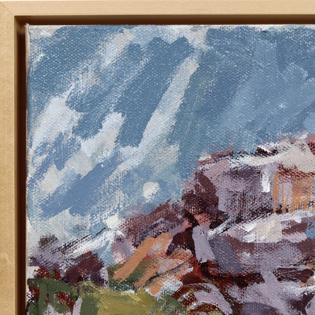 No Dogs Allowed on the Trails - Original Contemporary Desert Landscape Painting on Canvas by Taylor Pierce For Sale In Los Angeles - Image 6 of 9