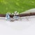 1.9ct Aquamarine Drop Earrings With Lab Grown Diamond Accents: Solid 14k Gold, A Pair For Sale - Image 4 of 5