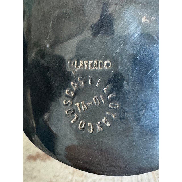 Late 20th Century Los Castillo Grasshopper Copper Silver Plated Dish For Sale - Image 10 of 10