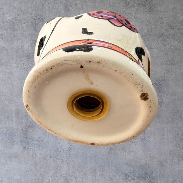 Vintage Dalmatian Dog Head Ceramic Salt Pepper Shaker Figurine Single For Sale In Los Angeles - Image 6 of 8