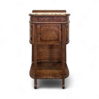 Louis XVI Style Veneered Bedside Table For Sale