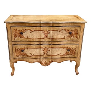 Louis XV French Antique Style 2 Drawer Commode - Hekman Furniture For Sale