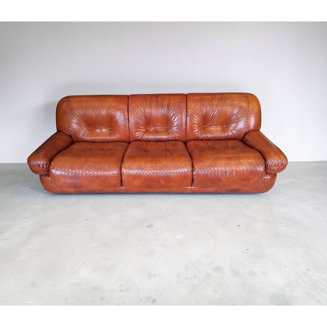 Sapporo 3-seater sofa for mobil girgi, designed in the 1970s. The sofa is extremely comfortable and well-made. The...