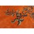 Orange 1920s Orange Pictoral Field Greek Key Antique Chinese Art Deco Wide Gallery Rug For Sale - Image 8 of 10