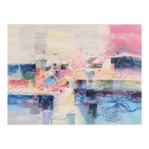 'Sunset Abstract Collage' by Marianne Brown, 1987, Orange County Art Association, Moraga, Nancy Moure