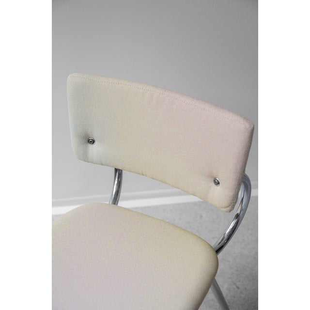 Vintage Italian Chrome Dining Chairs, 1970s, Set of 4 For Sale - Image 9 of 11