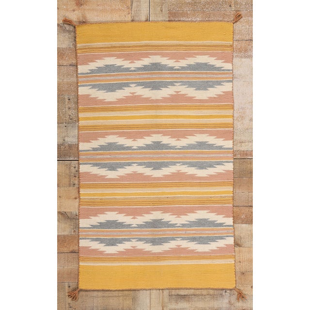 Vintage Chinle Navajo-Style Rug - 02'11 X 04'11 For Sale - Image 9 of 9
