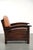 Art Deco Cowhide Leather Lounge Chair For Sale - Image 3 of 13