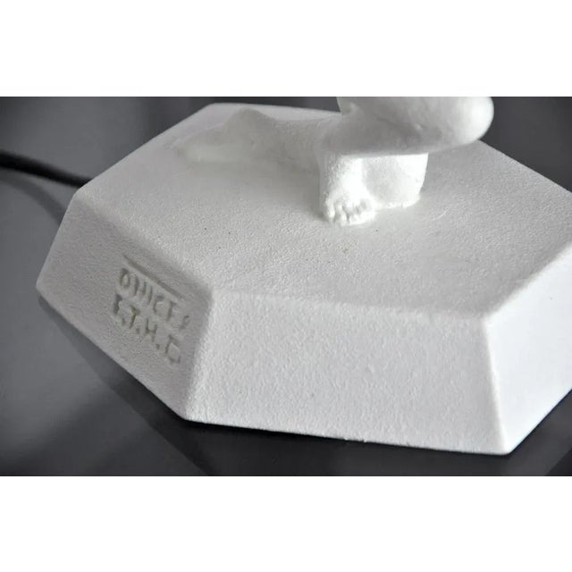 Nude Woman Ball Lamps by Onices Eth, 1980s, Set of 2 For Sale - Image 4 of 8