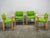 Rare set of four Danish modern armchairs designed and manufactured by Magnus Olesen, Durup, Denmark, during the 1960s....