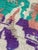 Textile Hand-Knotted Moroccan Boujad Berber Rug — Abstract Multicolor Wool on Ivory — 6'6" X 9'10" For Sale - Image 7 of 10
