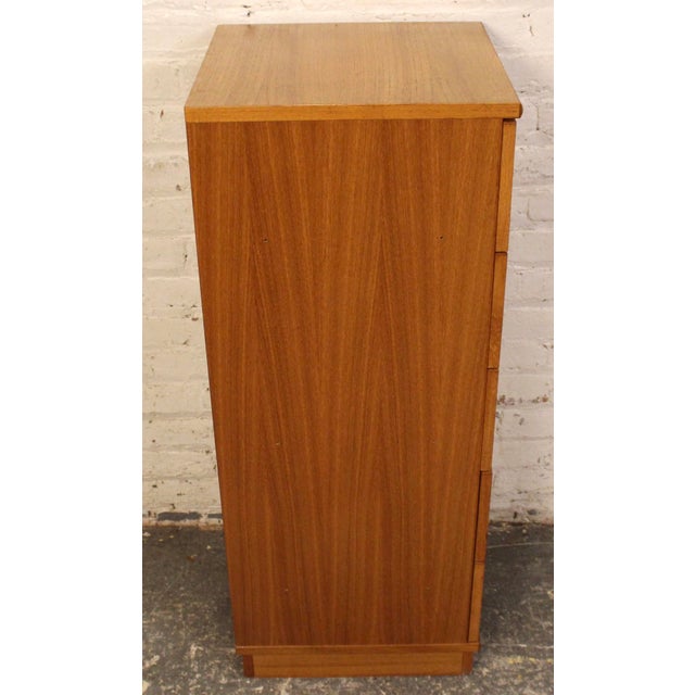 Mid 20th Century Vintage Danish Made Mid-Century Teak Lingerie Chest For Sale - Image 5 of 14