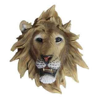 Resin Epoxy Wall Lion Head For Sale
