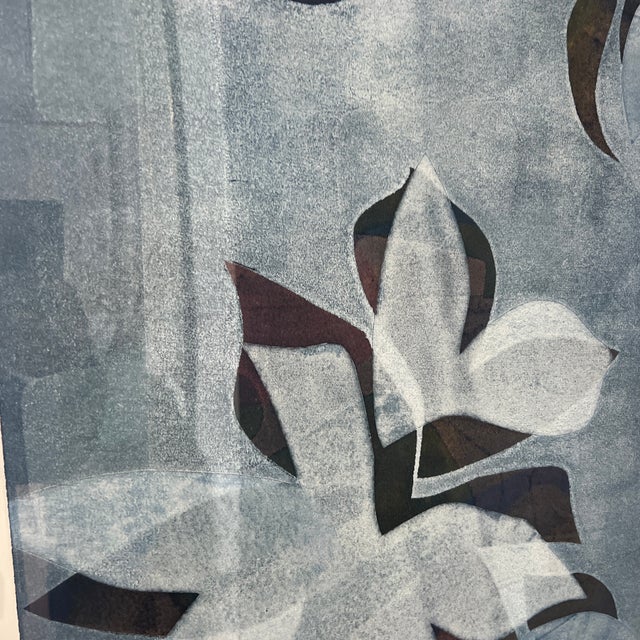 Original Signed Abstract Floral Monotype Print “Botany” For Sale - Image 4 of 7