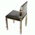 "Pagina" Chair With Bronze and Tailor Made Leather For Sale - Image 9 of 9
