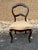 Brown Antique Victorian Style Balloon Back Side Chair. For Sale - Image 8 of 8