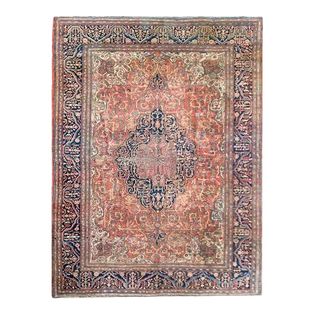 Early 20th Century Persian Sarouk Rug For Sale