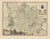 Antique Blue Map of Beauce & Perche, France, 1642 For Sale - Image 3 of 11