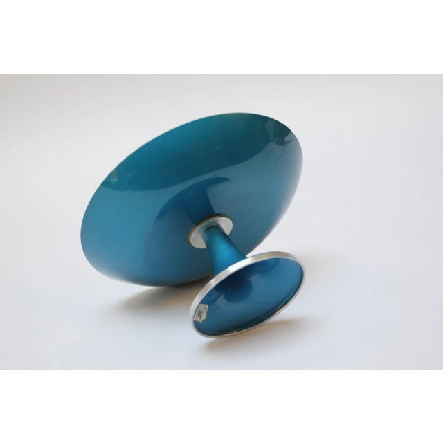Mid-Century Modern Norwegian Modern Blue Enamel Compote by Bjørn Engø for Emalox For Sale - Image 3 of 8