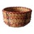 Vintage Woven Basket Bowl For Sale