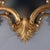 Antique French Louis XIV Style Gilt Bronze Foliate Hourglass Form Mirror C1930 For Sale - Image 4 of 10