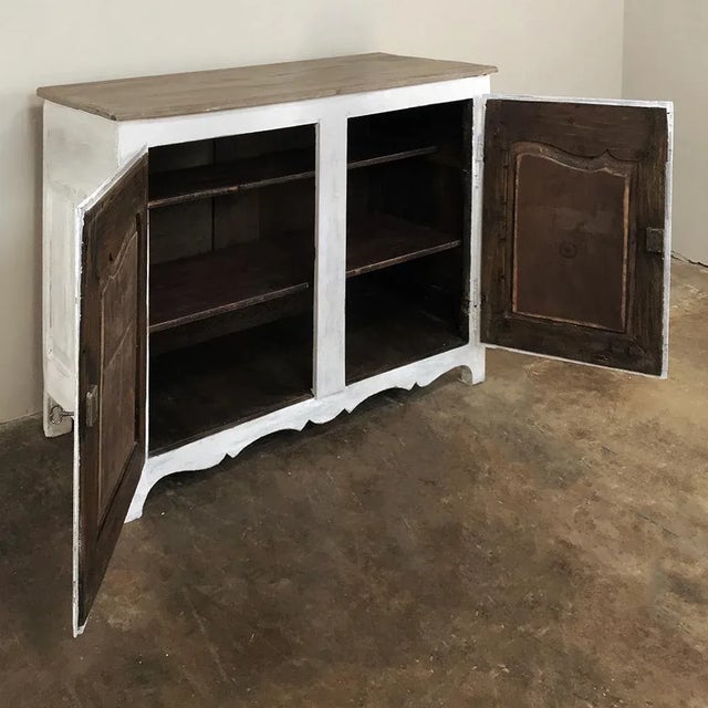 Mid 18th Century 18th Century Country French Provincial Painted Buffet For Sale - Image 5 of 12