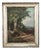 Forest Landscape, Oil Painting on Canvas, Late 19th Century, Framed For Sale