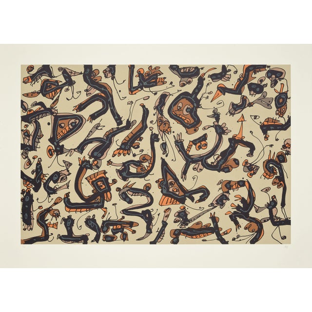 Antonio SAURA Abierta 1, 1989 Original numbered and hand-signed lithograph. Edition: 99 proofs on paper. Publisher and...