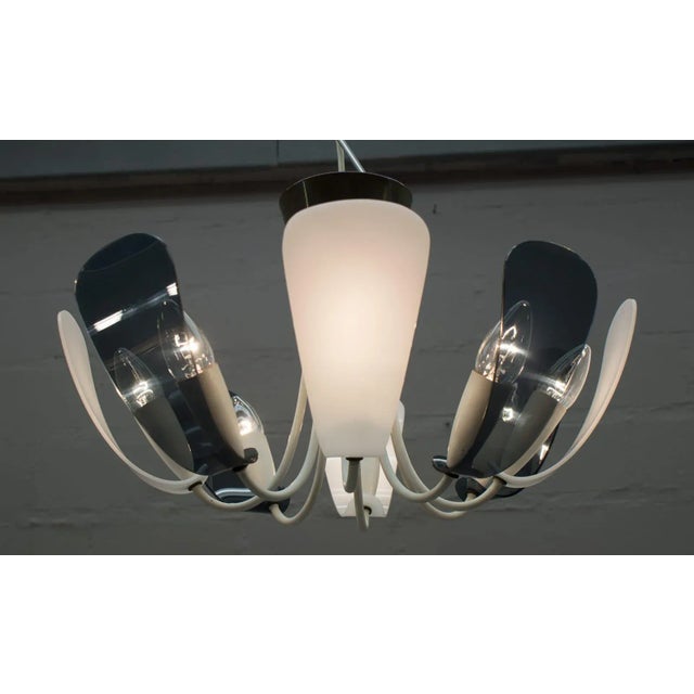 Acrylic Glass and Brass Sputnik Lamp, 1950s For Sale - Image 4 of 11