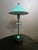 POSTMODERN TABLE LAMP by BE YANG 110 volts, The lamp is stamped or labeled. Measurement: 23" tall , shade is 12" diameter...