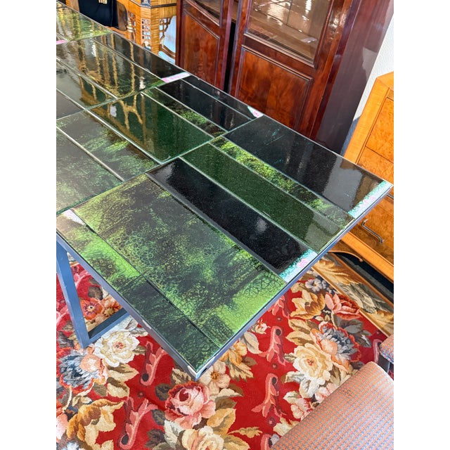 Marella Ferrera for Paola Lenti Sciara Lava Stone Tile Dining Table For Sale In San Francisco - Image 6 of 15